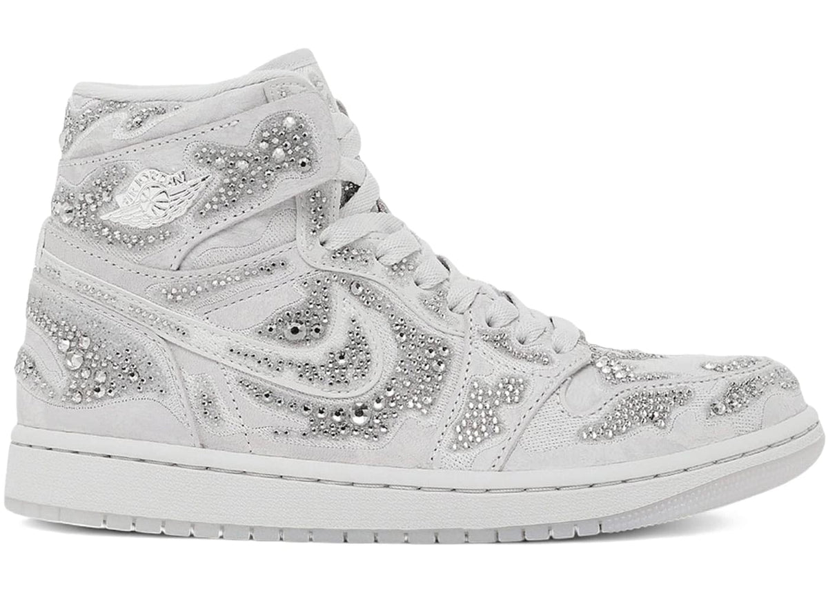 Jordan 1 Retro High OG Swarovski Vast Grey (Women's)