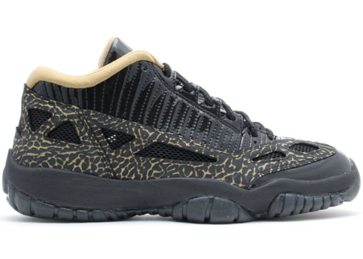 Jordan 11 Retro Low IE Black Metallic Gold (Women's)