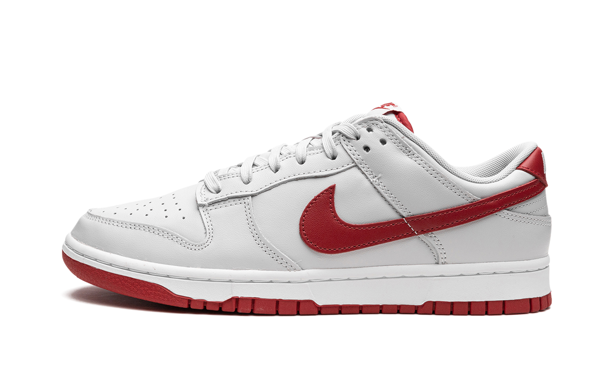 Nike Dunk Low Vast Grey Varsity Red
